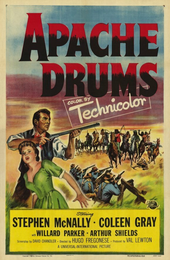 Барабаны апачей (1951) постер