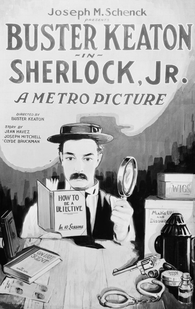 Шерлок младший (1924) постер