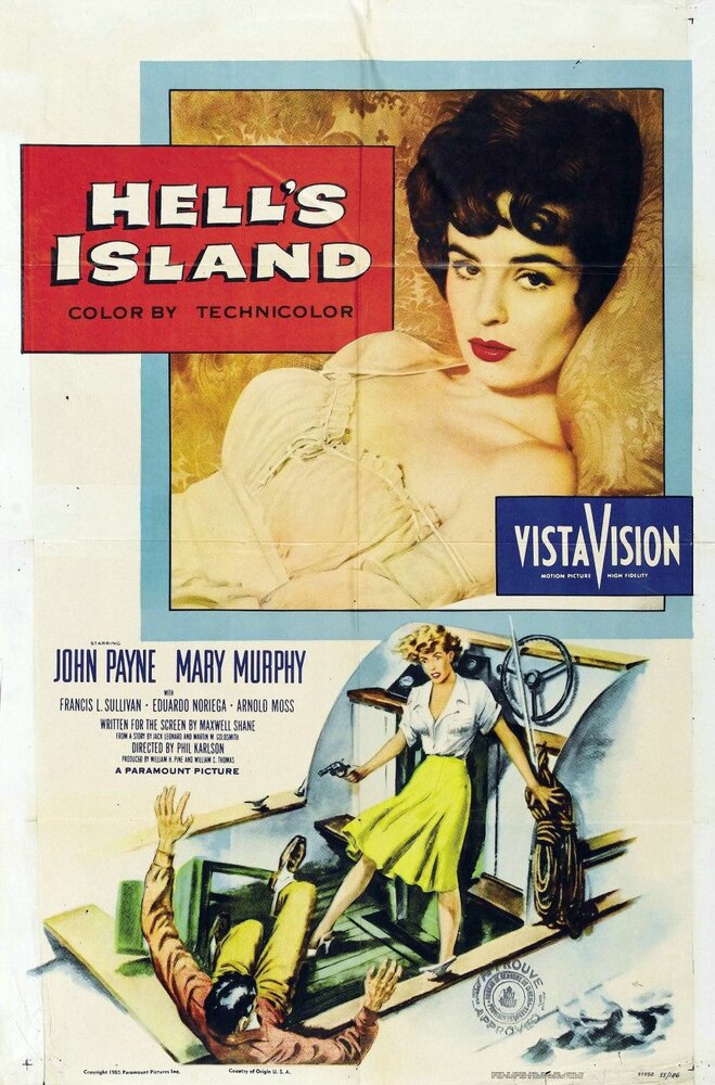 Hell's Island (1955) постер