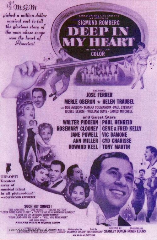 Глубоко в моем сердце (1954) постер