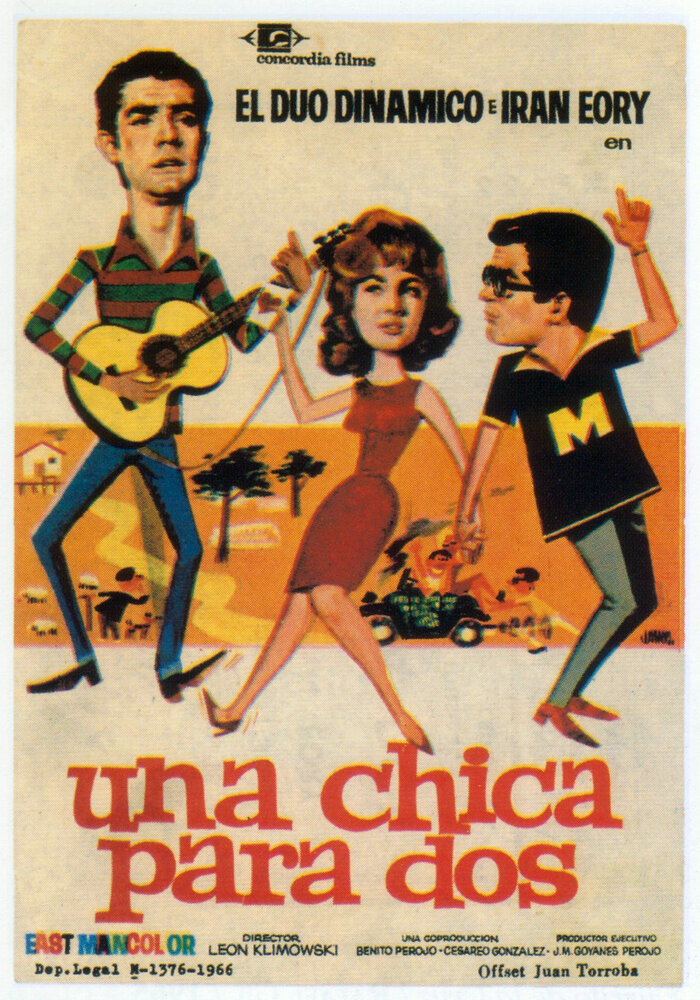 Una chica para dos (1966) постер