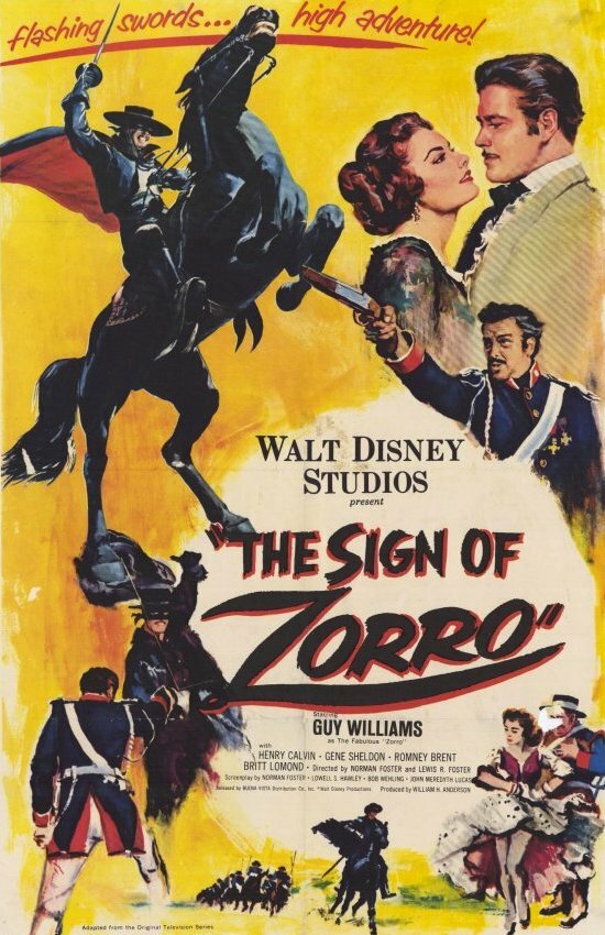 Знак Зорро (1958) постер
