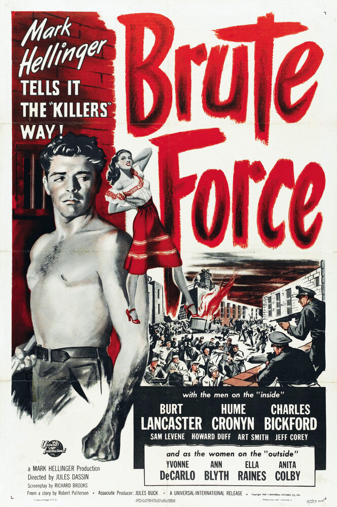 Грубая сила (1947) постер