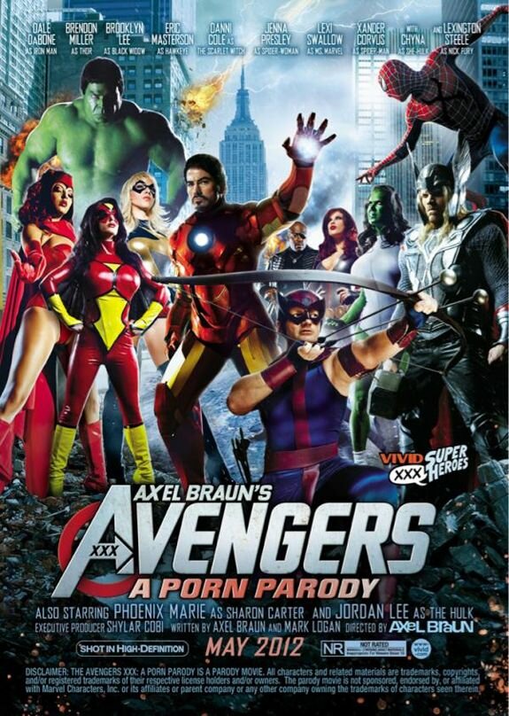 Мстители: Пародия для взрослых (2012) постер