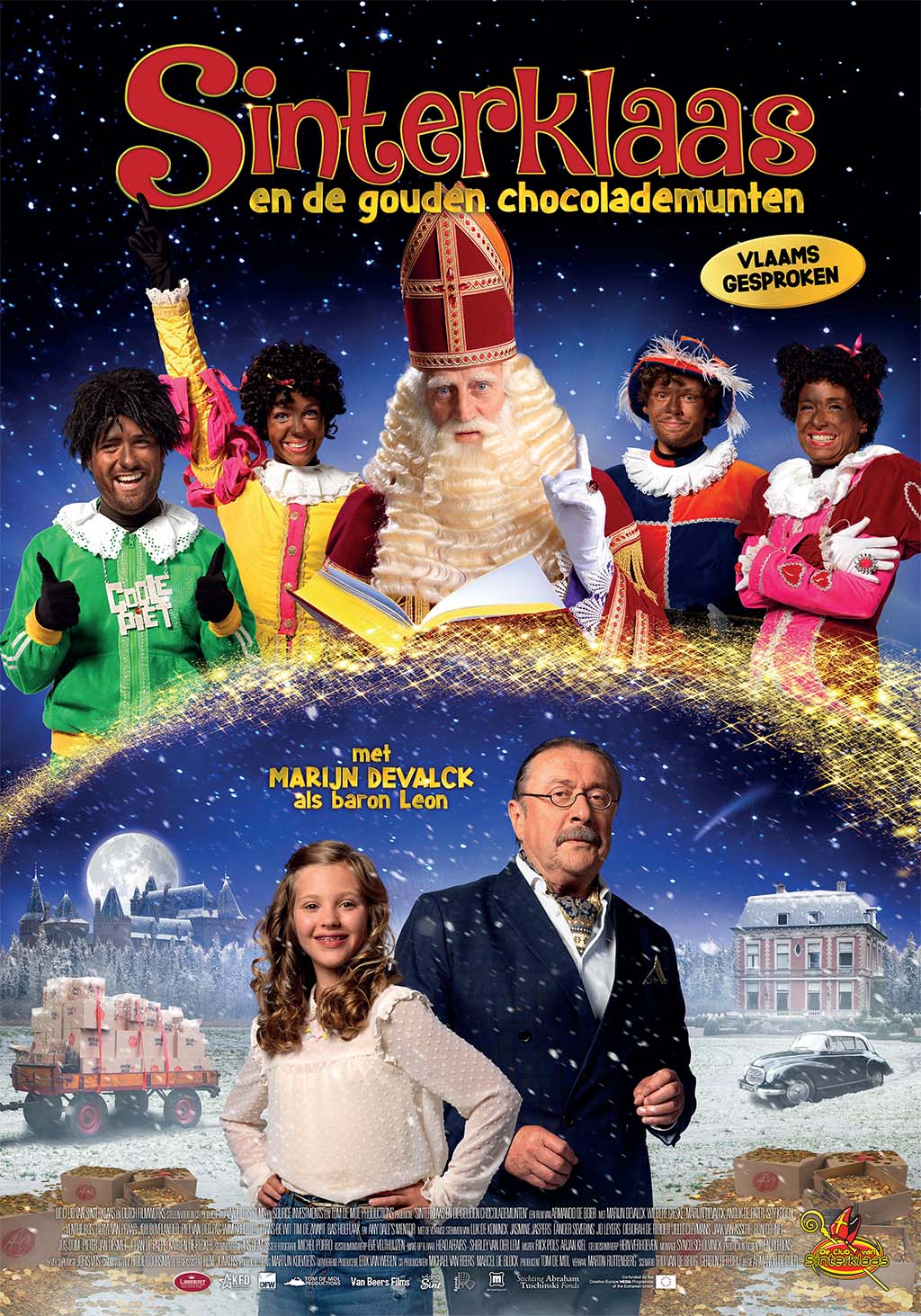 Sinterklaas & de gouden chocolademunten (2020) постер