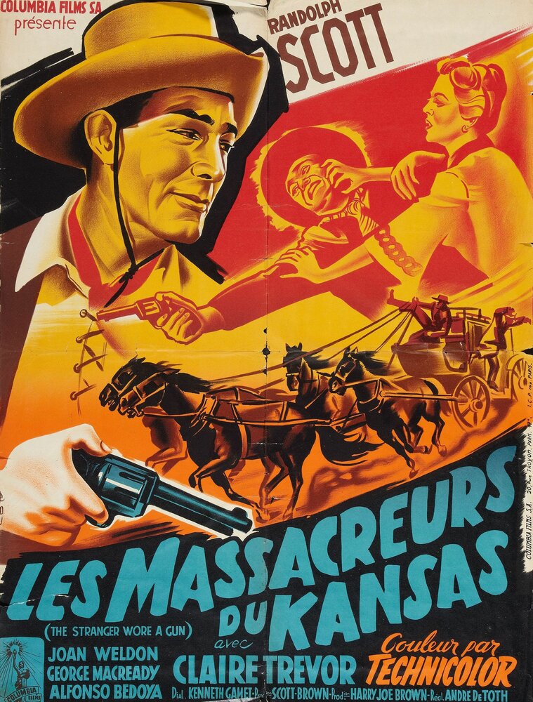 Незнакомец с револьвером (1953) постер