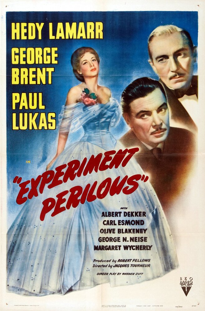 Рискованный эксперимент (1944) постер