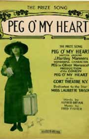 Пег в моем сердце (1922) постер