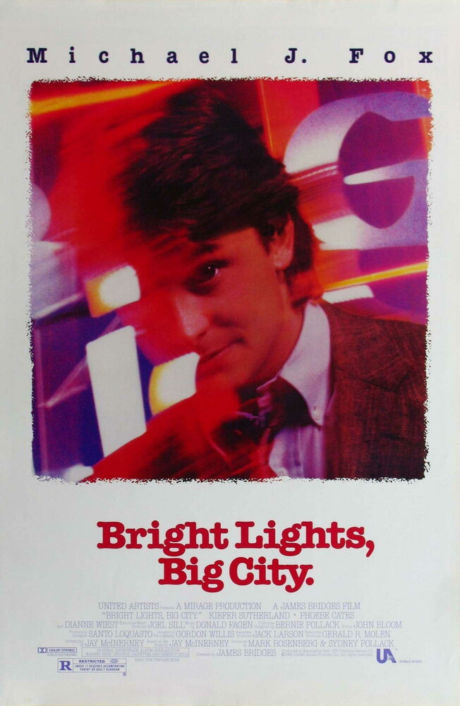 Яркие огни, большой город (1988) постер