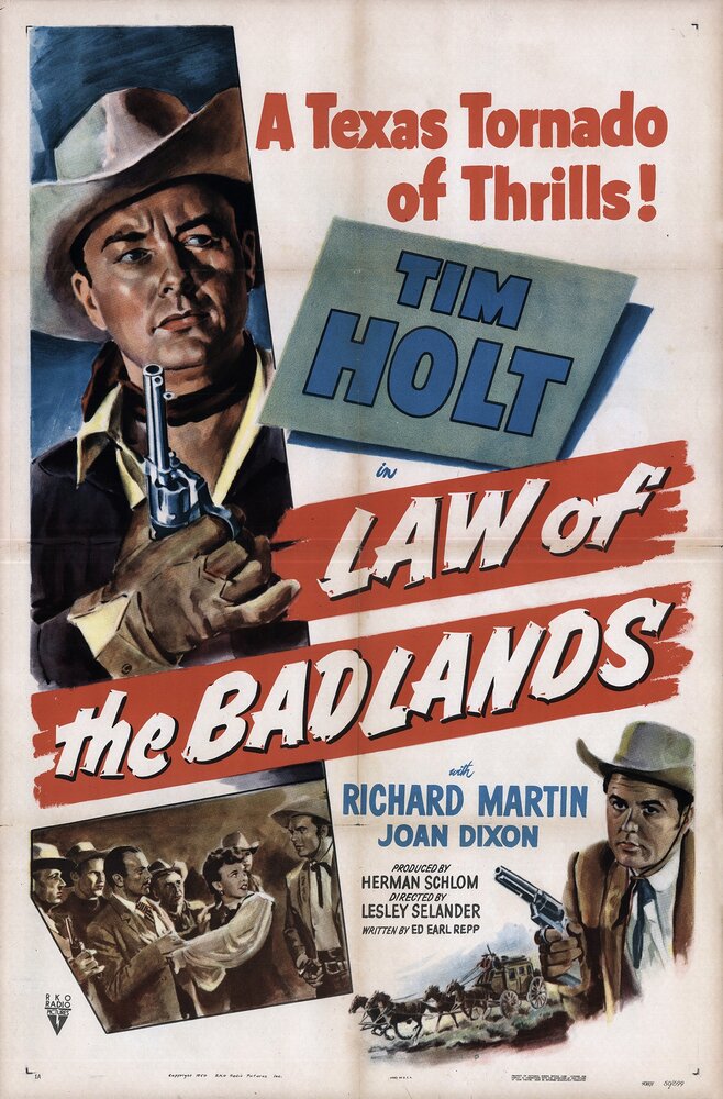 Law of the Badlands (1951) постер
